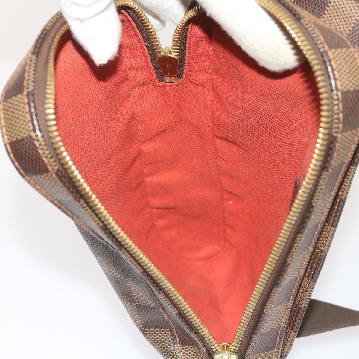 LOUIS VUITTON Damier Ebene Geronimos Shoulder Bag N51994 LV 66445