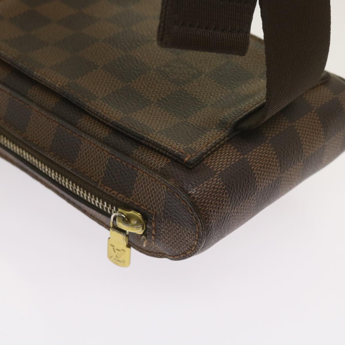 LOUIS VUITTON Damier Ebene Geronimos Shoulder Bag N51994 LV 66446