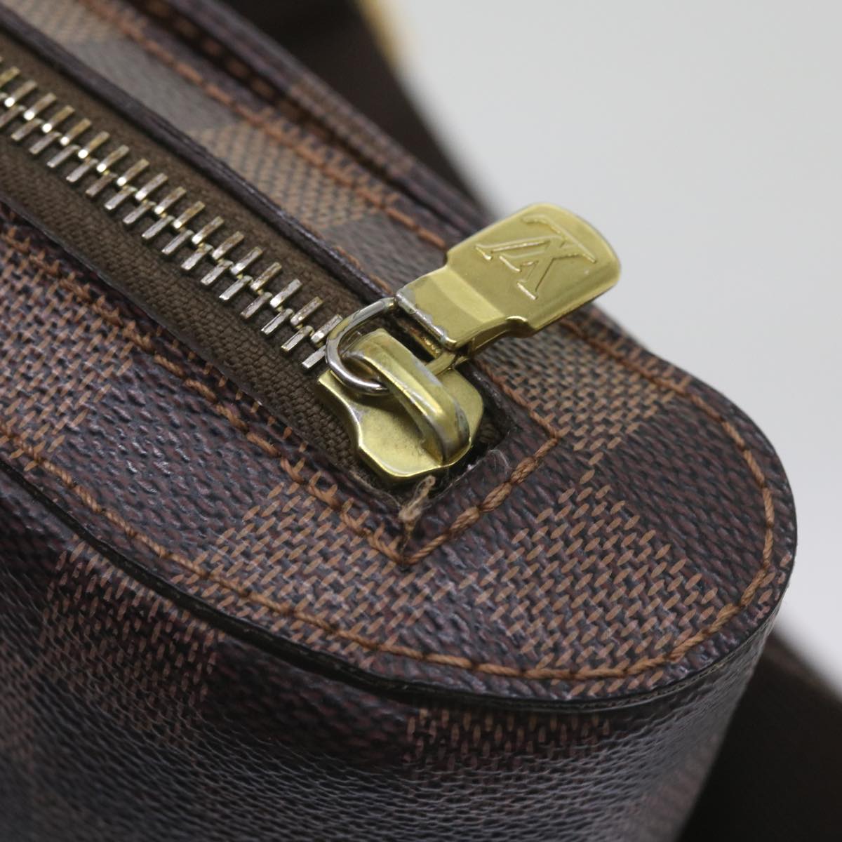 LOUIS VUITTON Damier Ebene Geronimos Shoulder Bag N51994 LV 66446