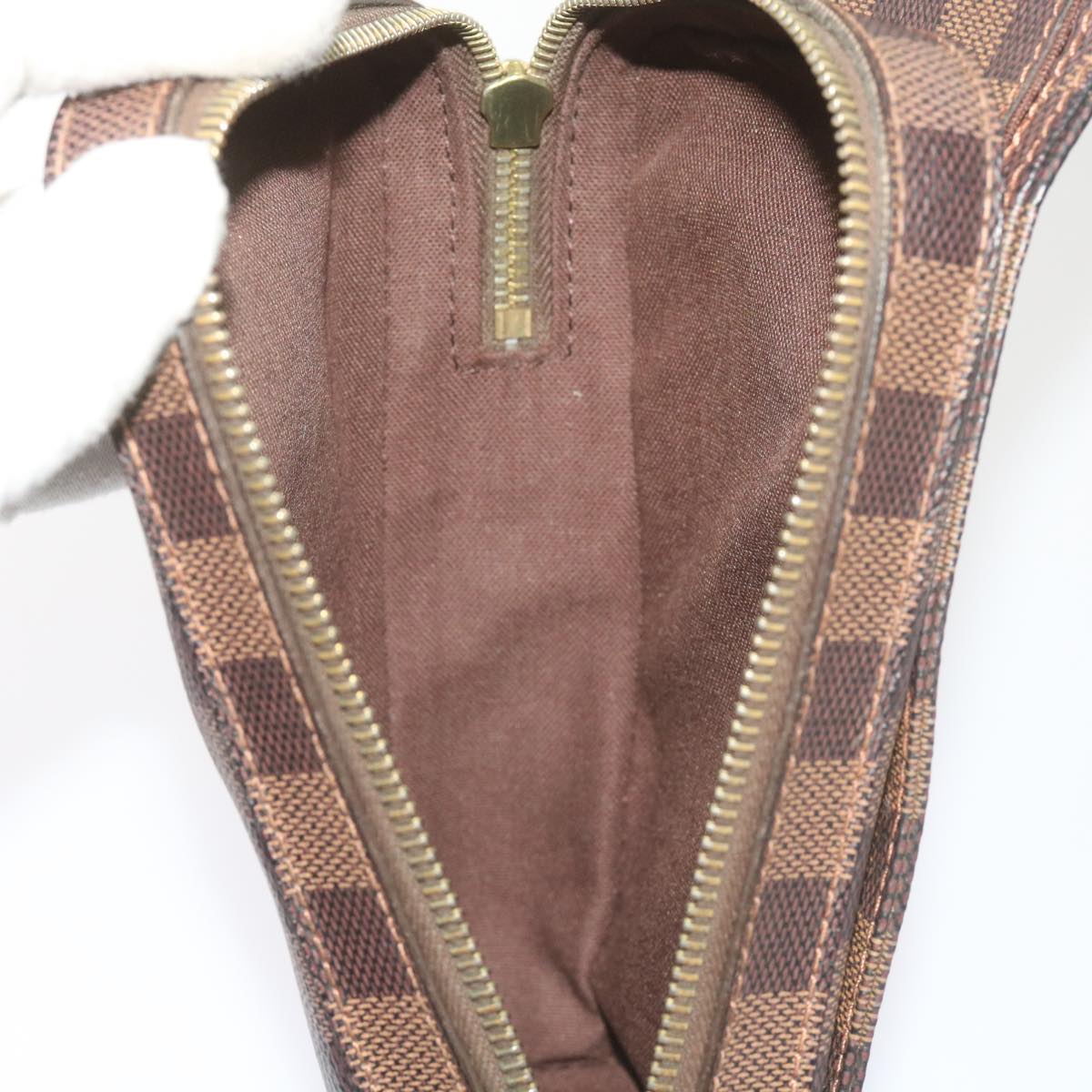 LOUIS VUITTON Damier Ebene Geronimos Shoulder Bag N51994 LV 66446