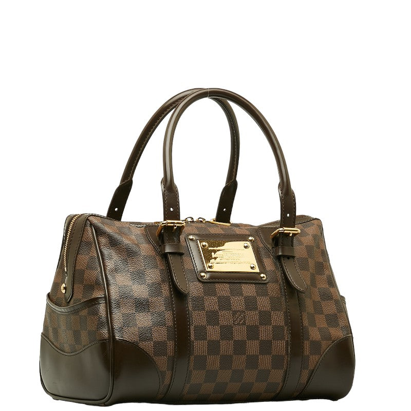 Louis Vuitton Damier Berkeley Handbag N52000 Eve Brown PVC Leather  Louis Vuitton