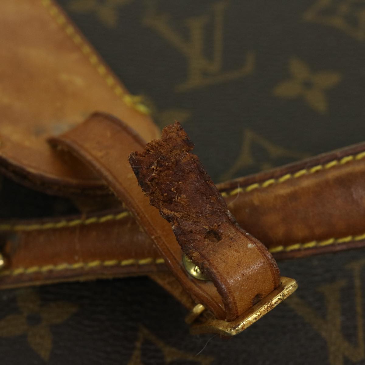 LOUIS VUITTON Monogram Nice Hand Bag 2way M47280 LV 66485