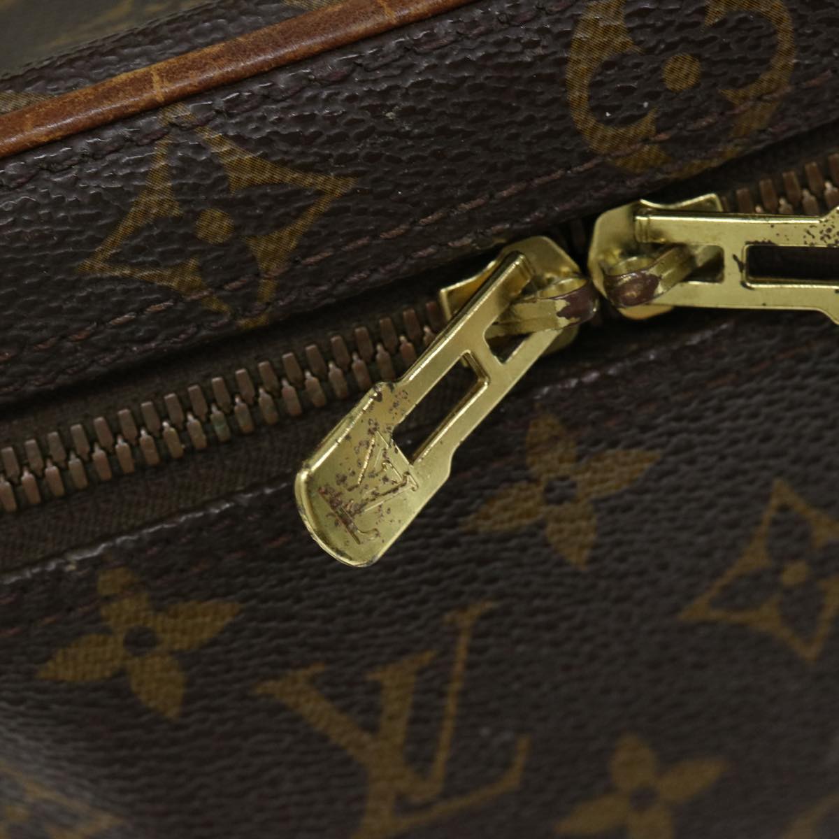 LOUIS VUITTON Monogram Nice Hand Bag 2way M47280 LV 66485