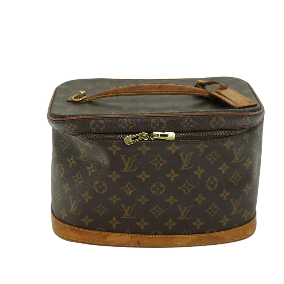 LOUIS VUITTON Monogram Nice Hand Bag 2way M47280 LV 66485
