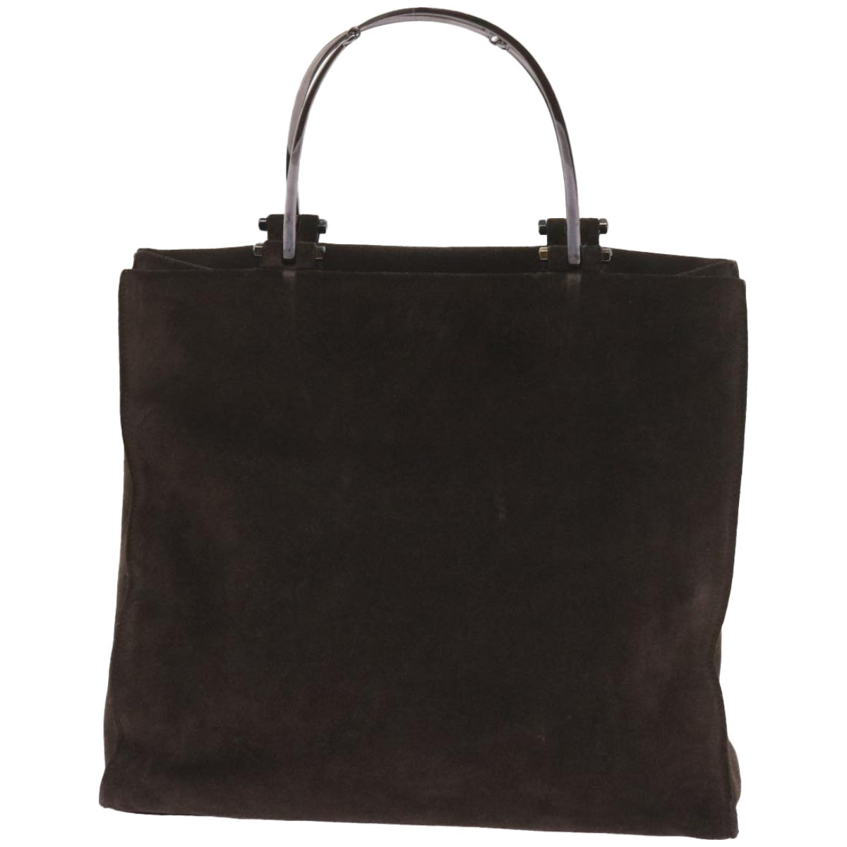 GUCCI Hand Bag Suede Brown 002 1025  66494