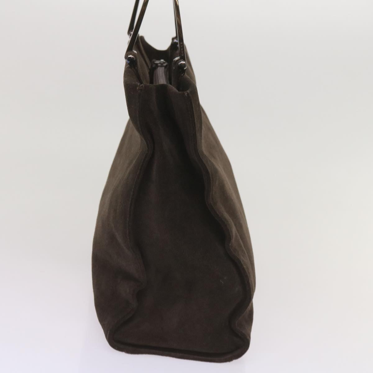 GUCCI Hand Bag Suede Brown 002 1025  66494
