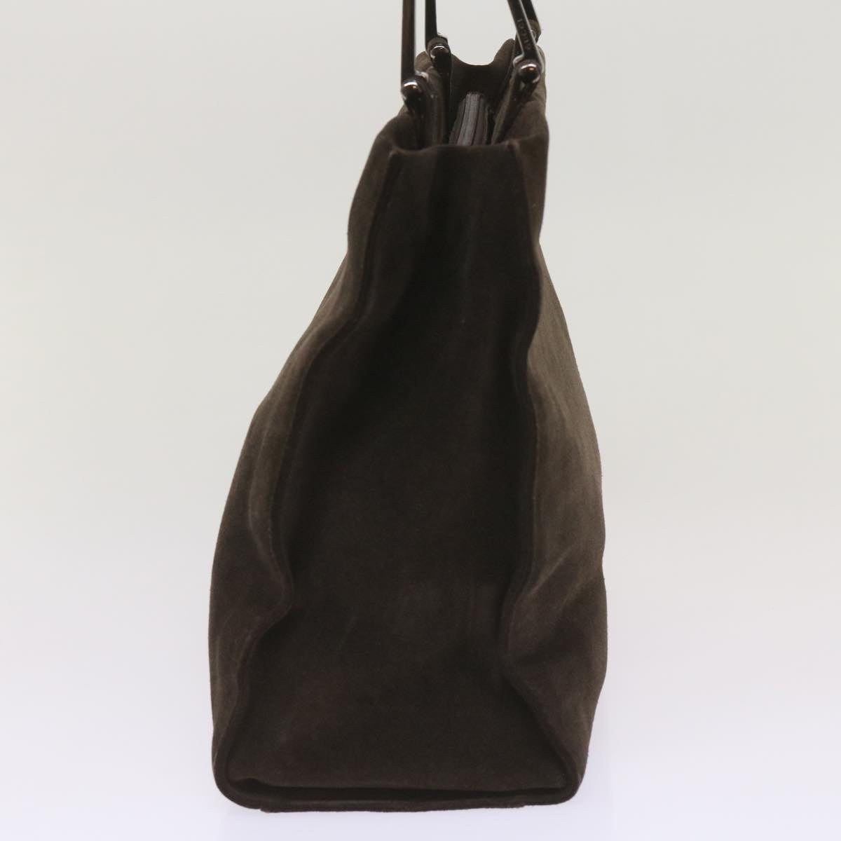 GUCCI Hand Bag Suede Brown 002 1025  66494