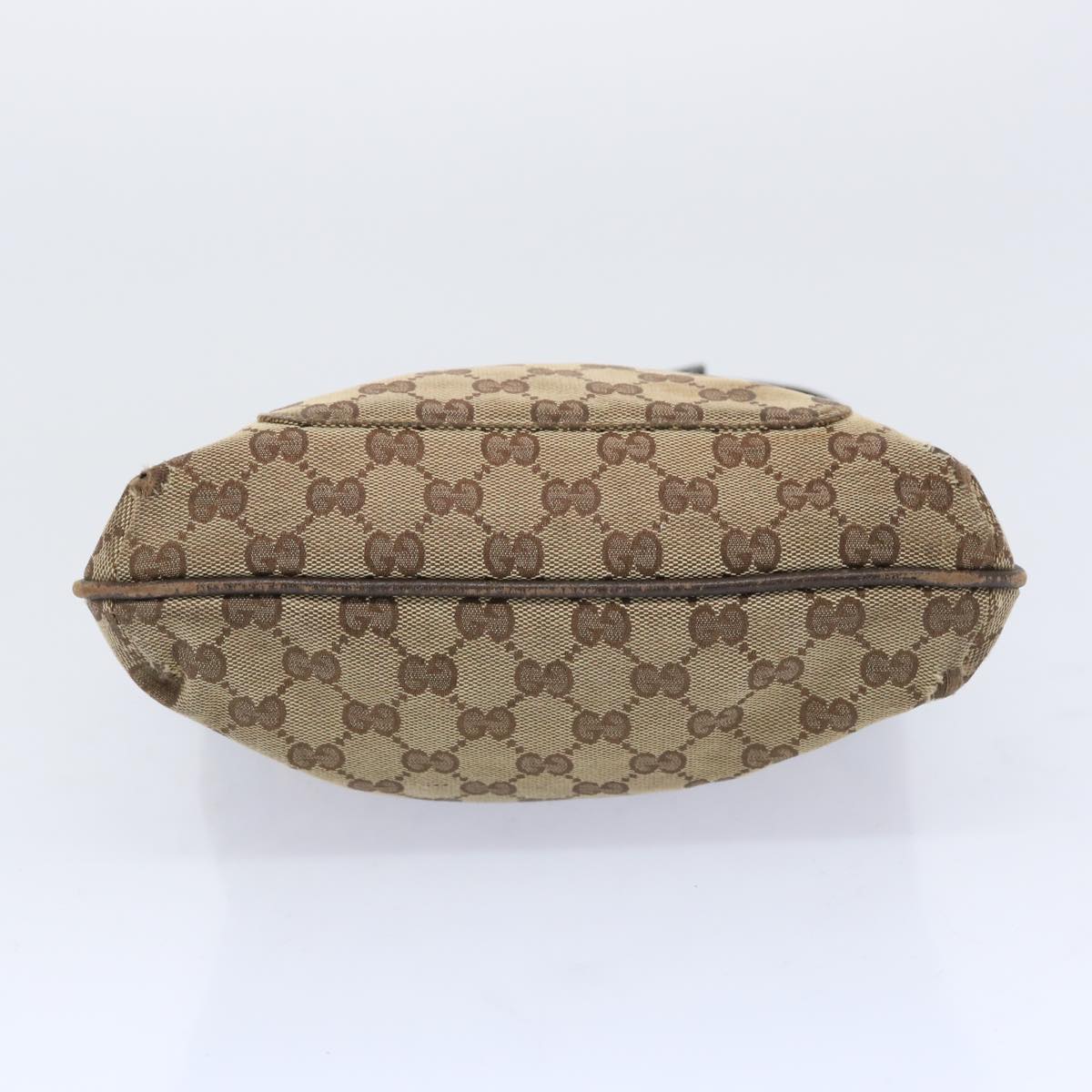 GUCCI GG Canvas Shoulder Bag Beige 122798  66497