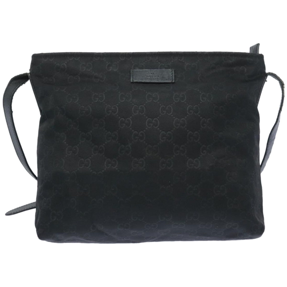 GUCCI GG Canvas Shoulder Bag Black 314529  66498