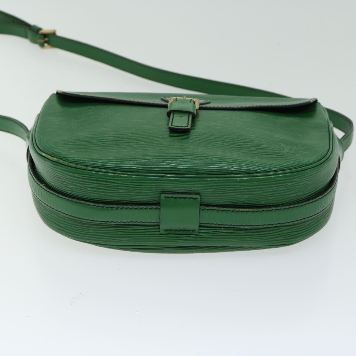 LOUIS VUITTON Epi Jeune Fille MM Shoulder Bag Green M52154 LV 66524