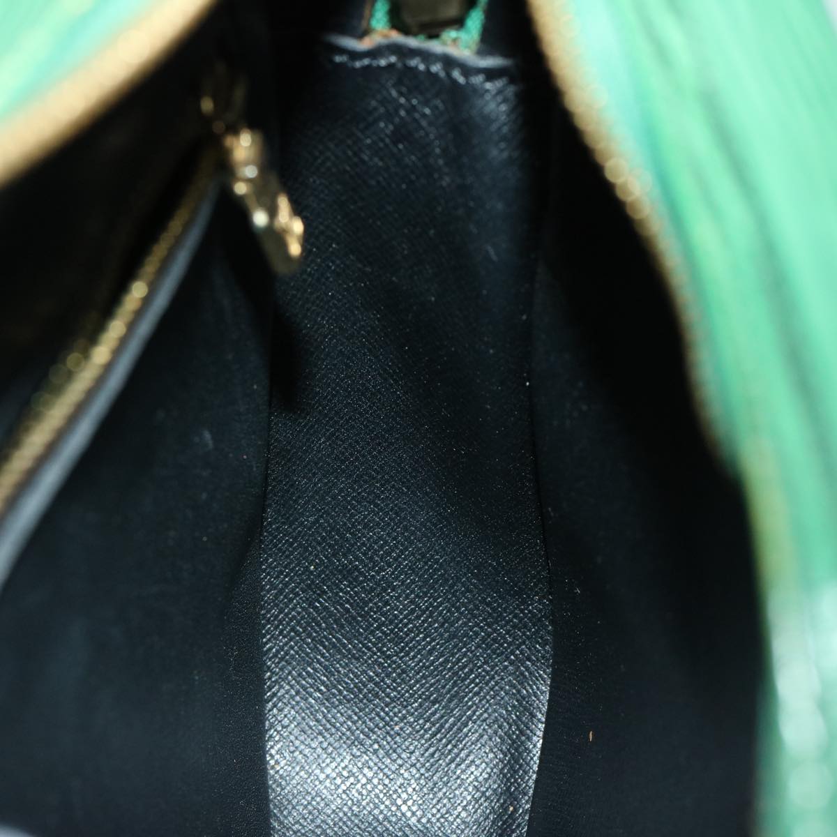 LOUIS VUITTON Epi Jeune Fille MM Shoulder Bag Green M52154 LV 66524