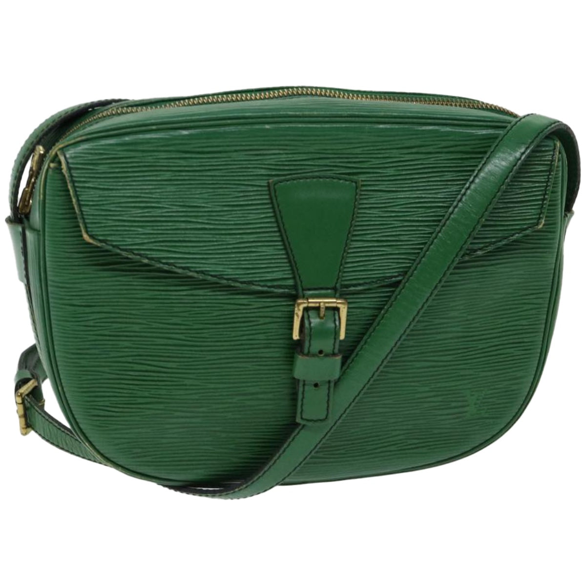 LOUIS VUITTON Epi Jeune Fille MM Shoulder Bag Green M52154 LV 66524