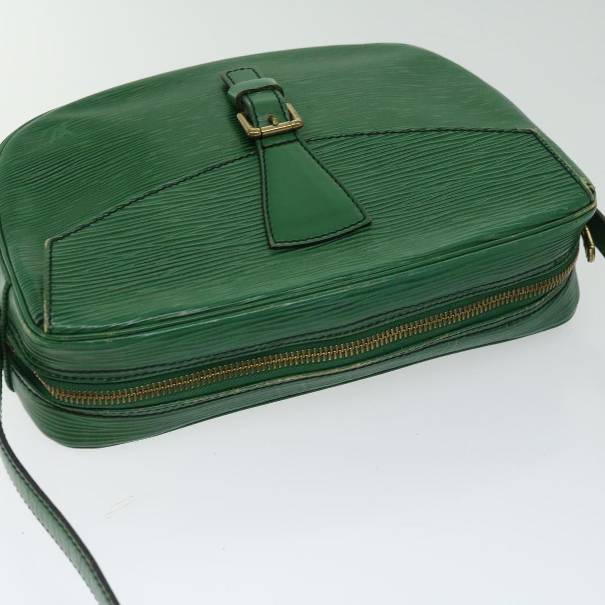 LOUIS VUITTON Epi Jeune Fille MM Shoulder Bag Green M52154 LV 66524