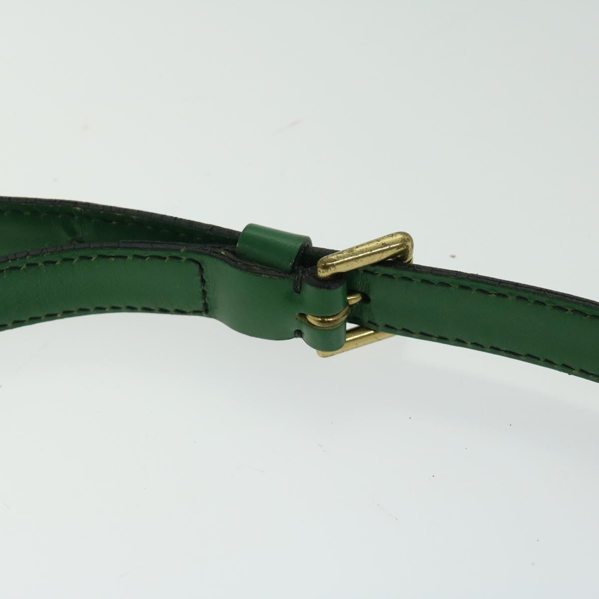 LOUIS VUITTON Epi Jeune Fille MM Shoulder Bag Green M52154 LV 66524