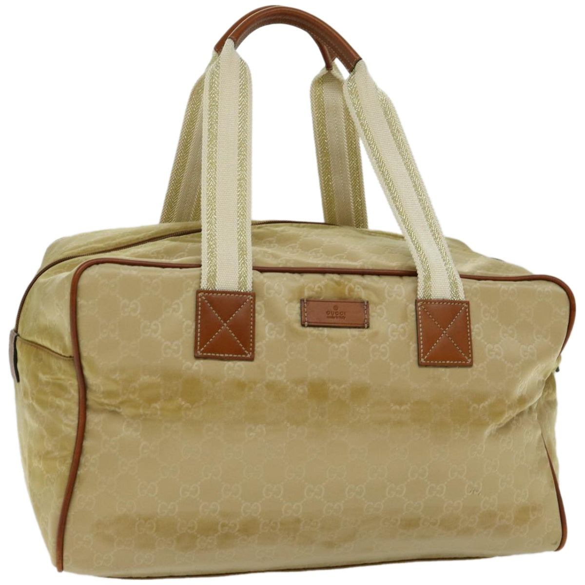 GUCCI GG Canvas Boston Bag Beige 153240  66606