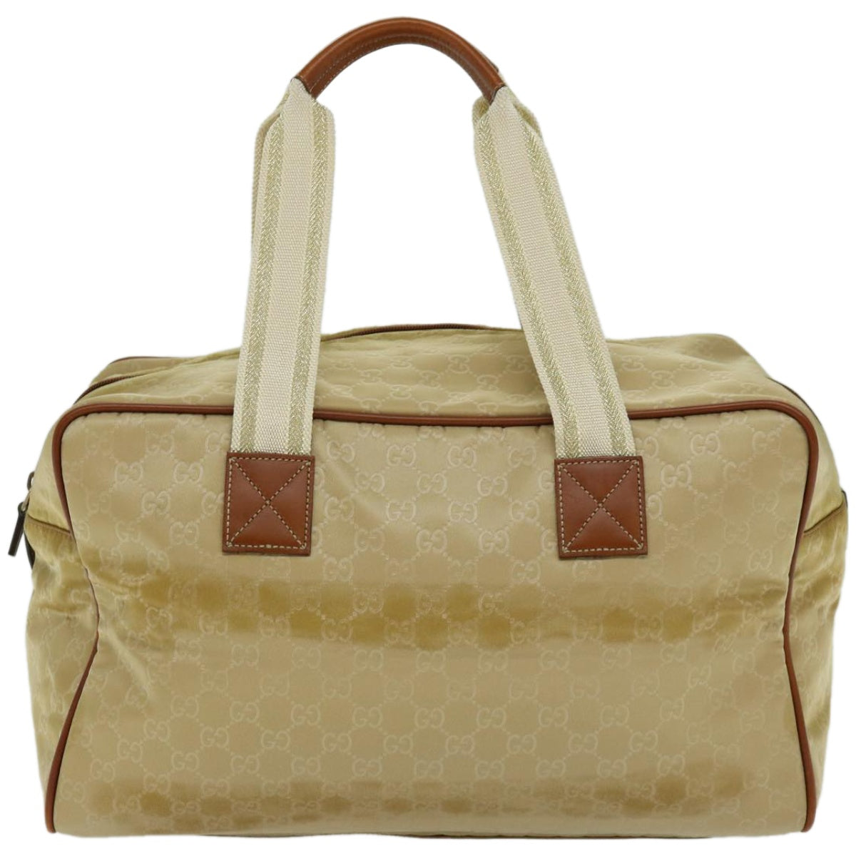 GUCCI GG Canvas Boston Bag Beige 153240  66606