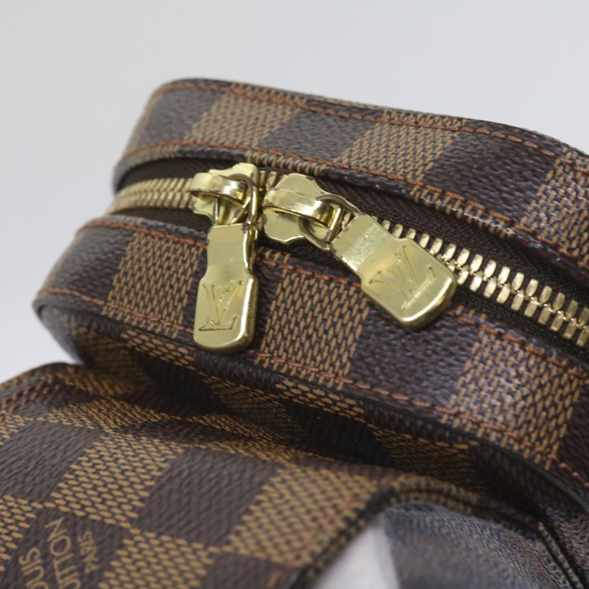 LOUIS VUITTON Damier Ebene Geronimos Shoulder Bag N51994 LV 66694