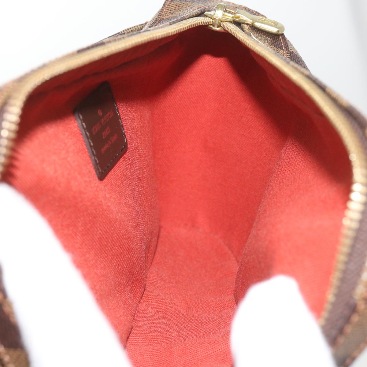 LOUIS VUITTON Damier Ebene Geronimos Shoulder Bag N51994 LV 66694