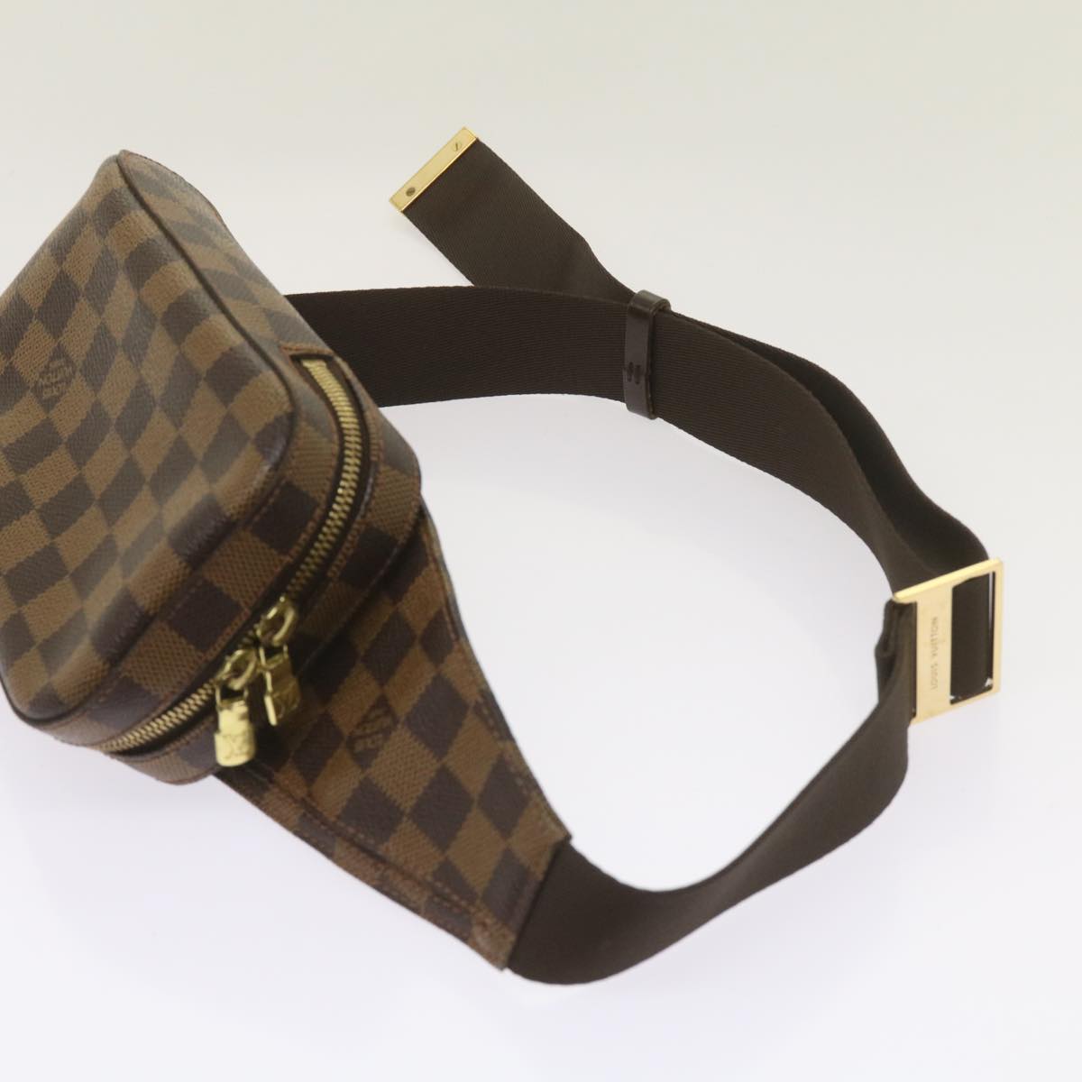 LOUIS VUITTON Damier Ebene Geronimos Shoulder Bag N51994 LV 66694