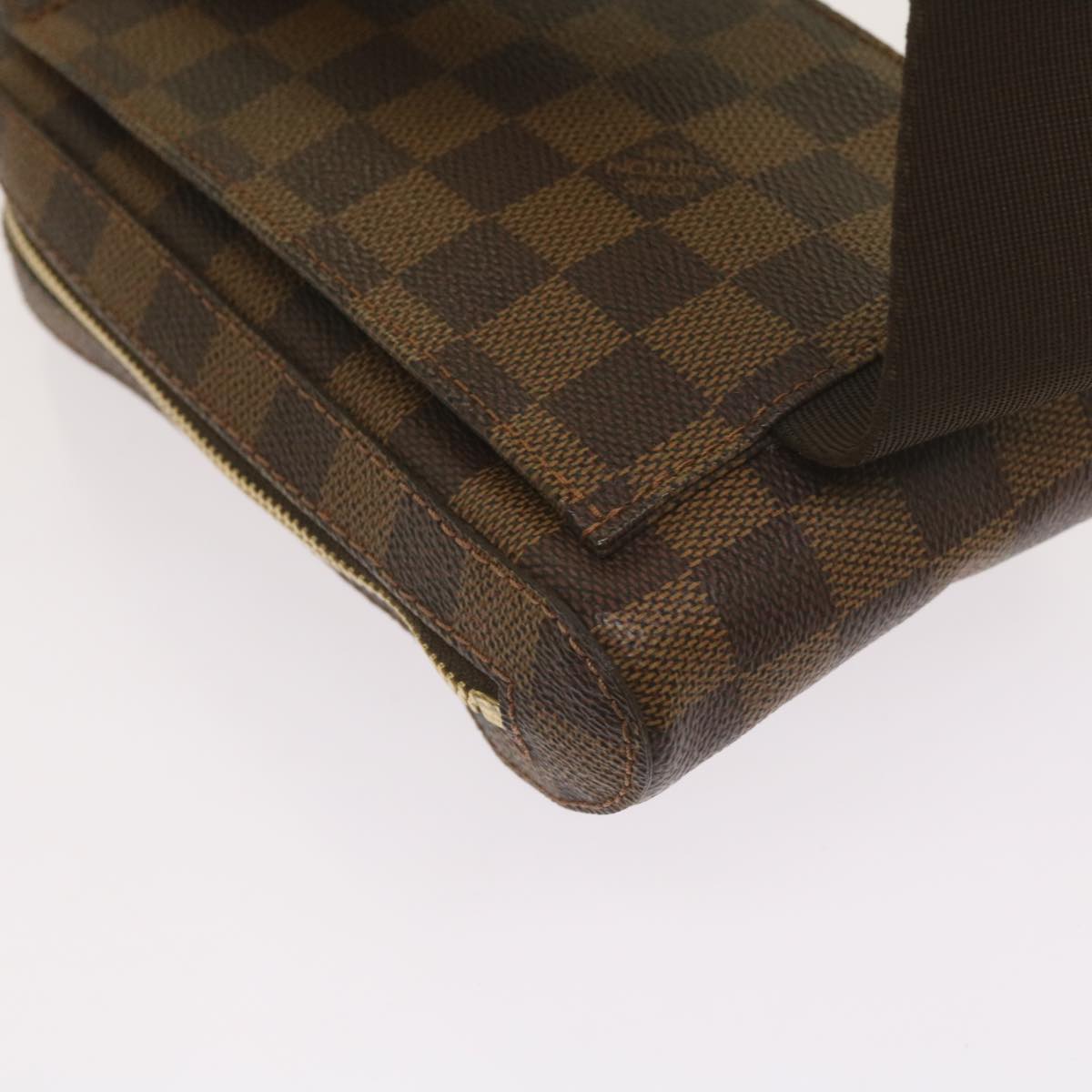 LOUIS VUITTON Damier Ebene Geronimos Shoulder Bag N51994 LV 66695