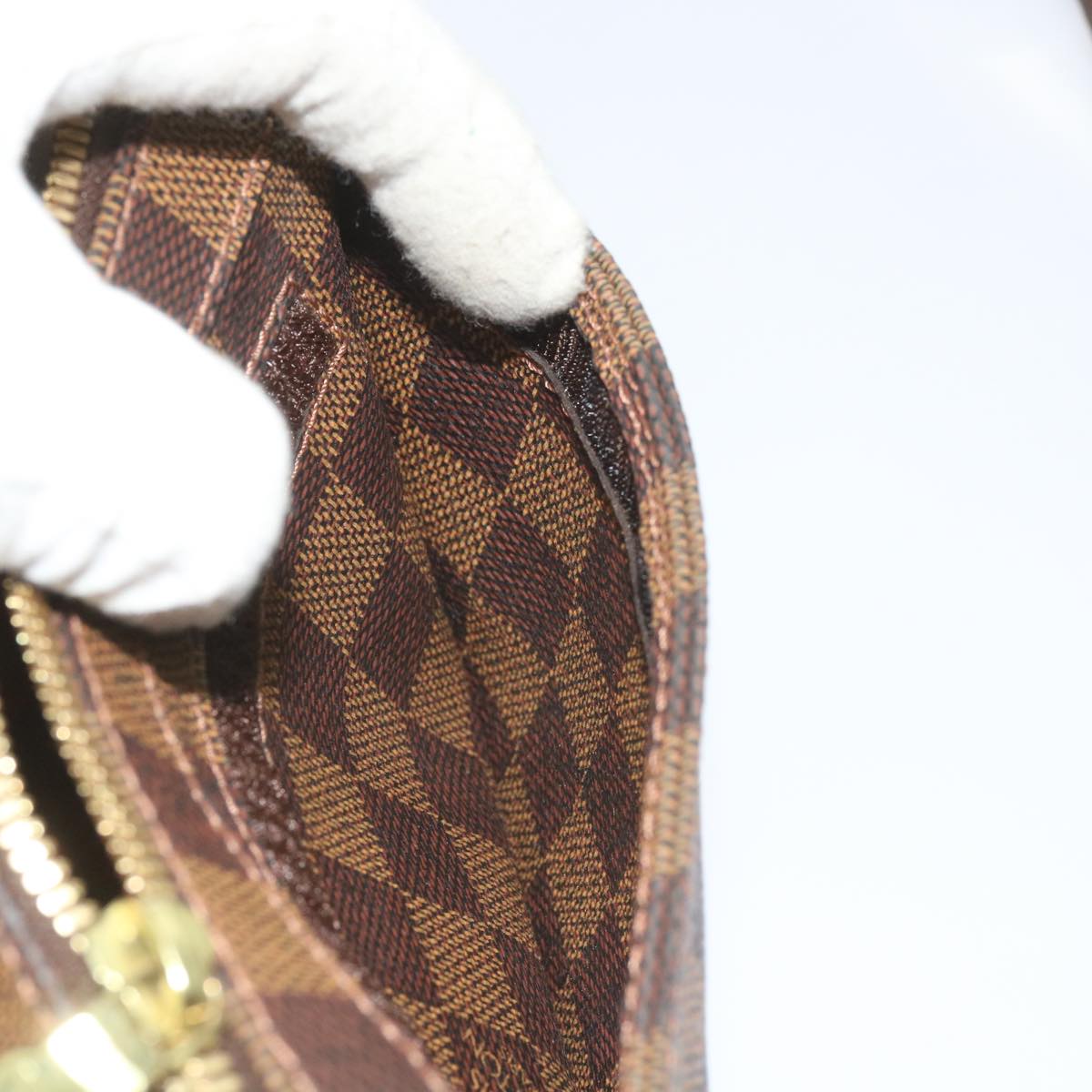 LOUIS VUITTON Damier Ebene Geronimos Shoulder Bag N51994 LV 66695