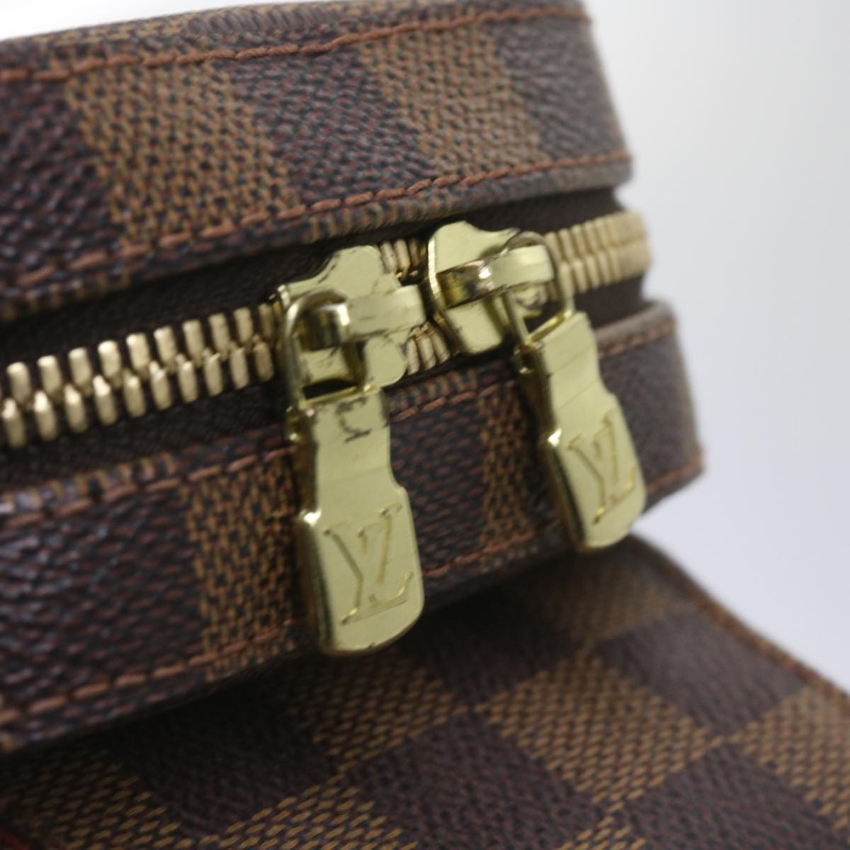LOUIS VUITTON Damier Ebene Geronimos Shoulder Bag N51994 LV 66695