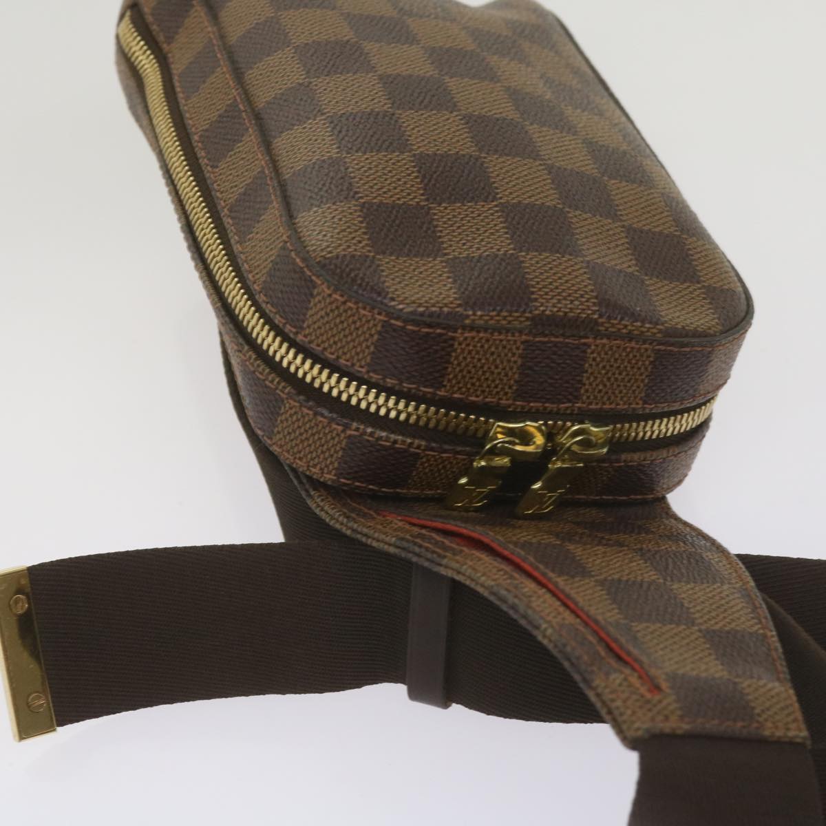LOUIS VUITTON Damier Ebene Geronimos Shoulder Bag N51994 LV 66695