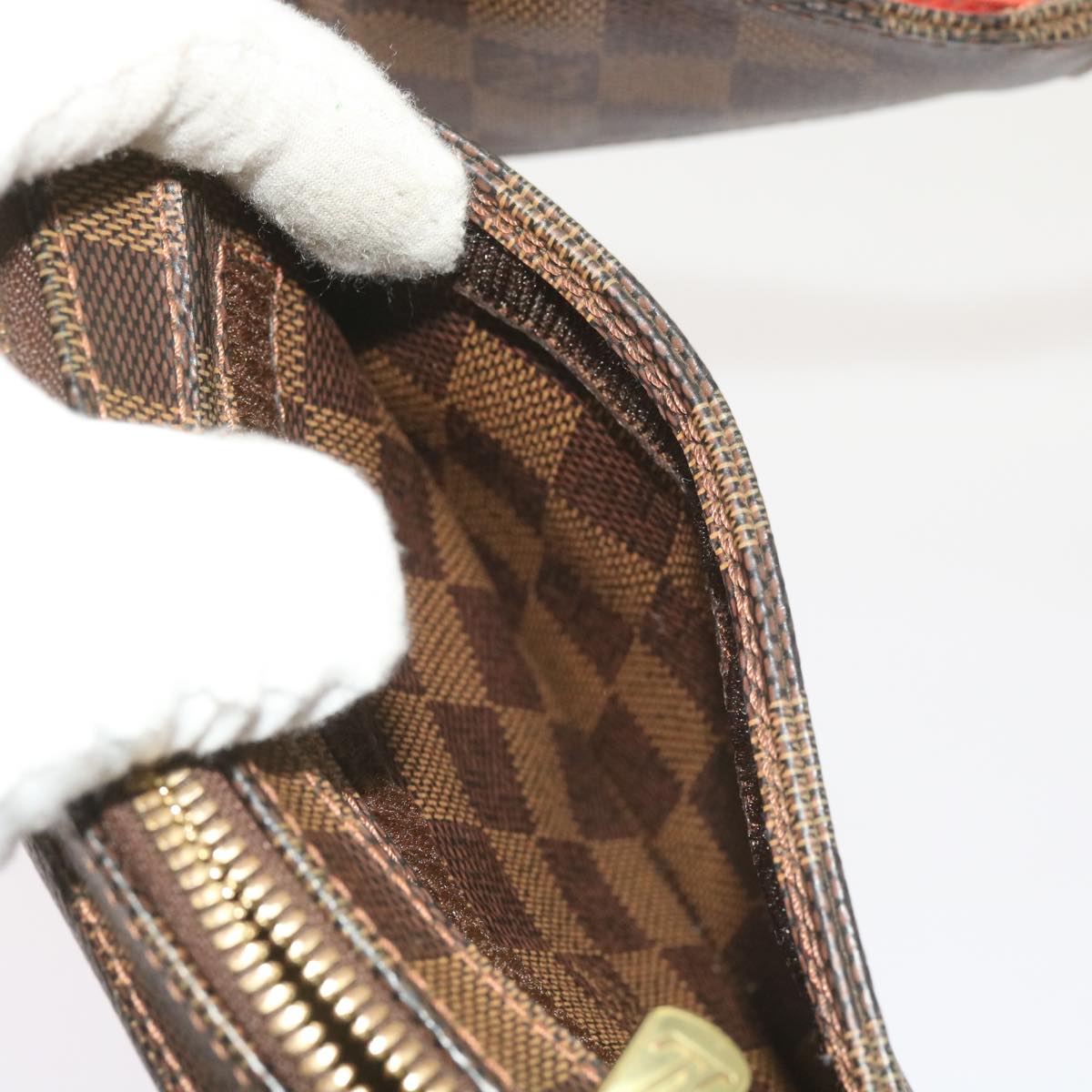 LOUIS VUITTON Damier Ebene Geronimos Shoulder Bag N51994 LV 66696