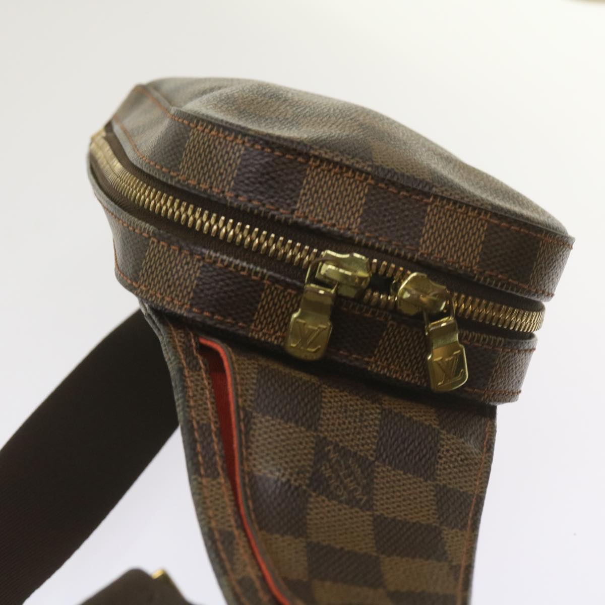 LOUIS VUITTON Damier Ebene Geronimos Shoulder Bag N51994 LV 66696