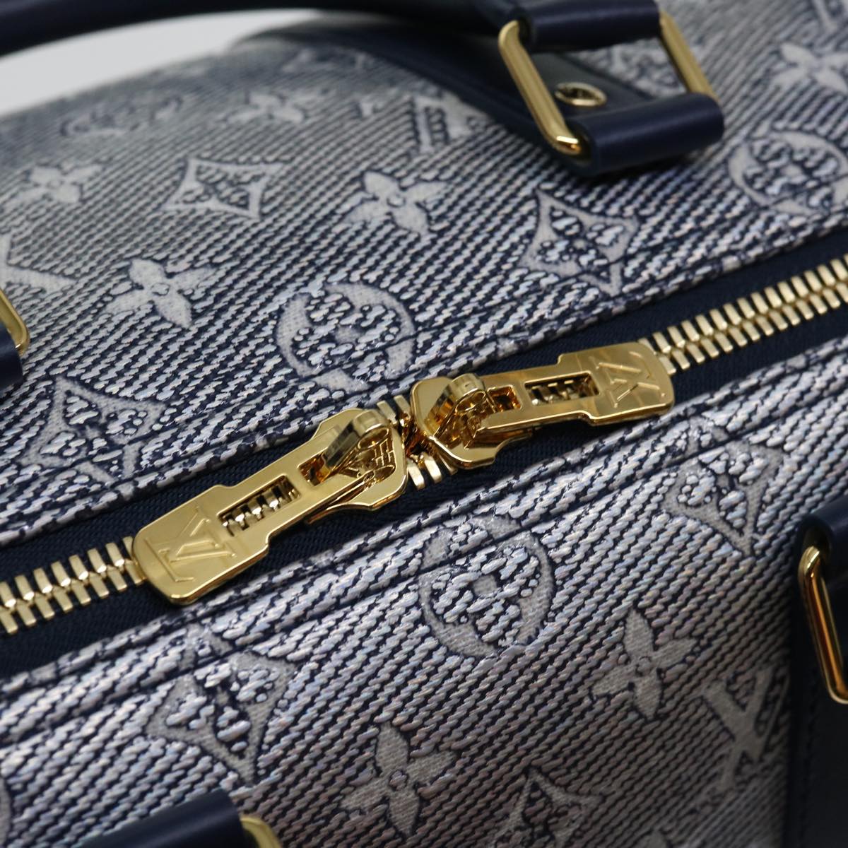 LOUIS VUITTON Laminated Jacquard Keepall Bandouliere 45 Bag M22923 66710S