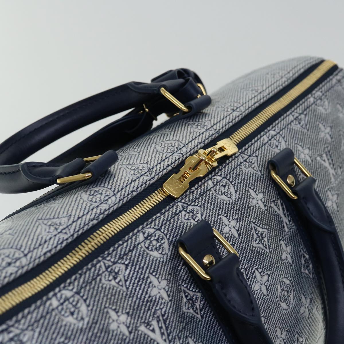 LOUIS VUITTON Laminated Jacquard Keepall Bandouliere 45 Bag M22923 66710S