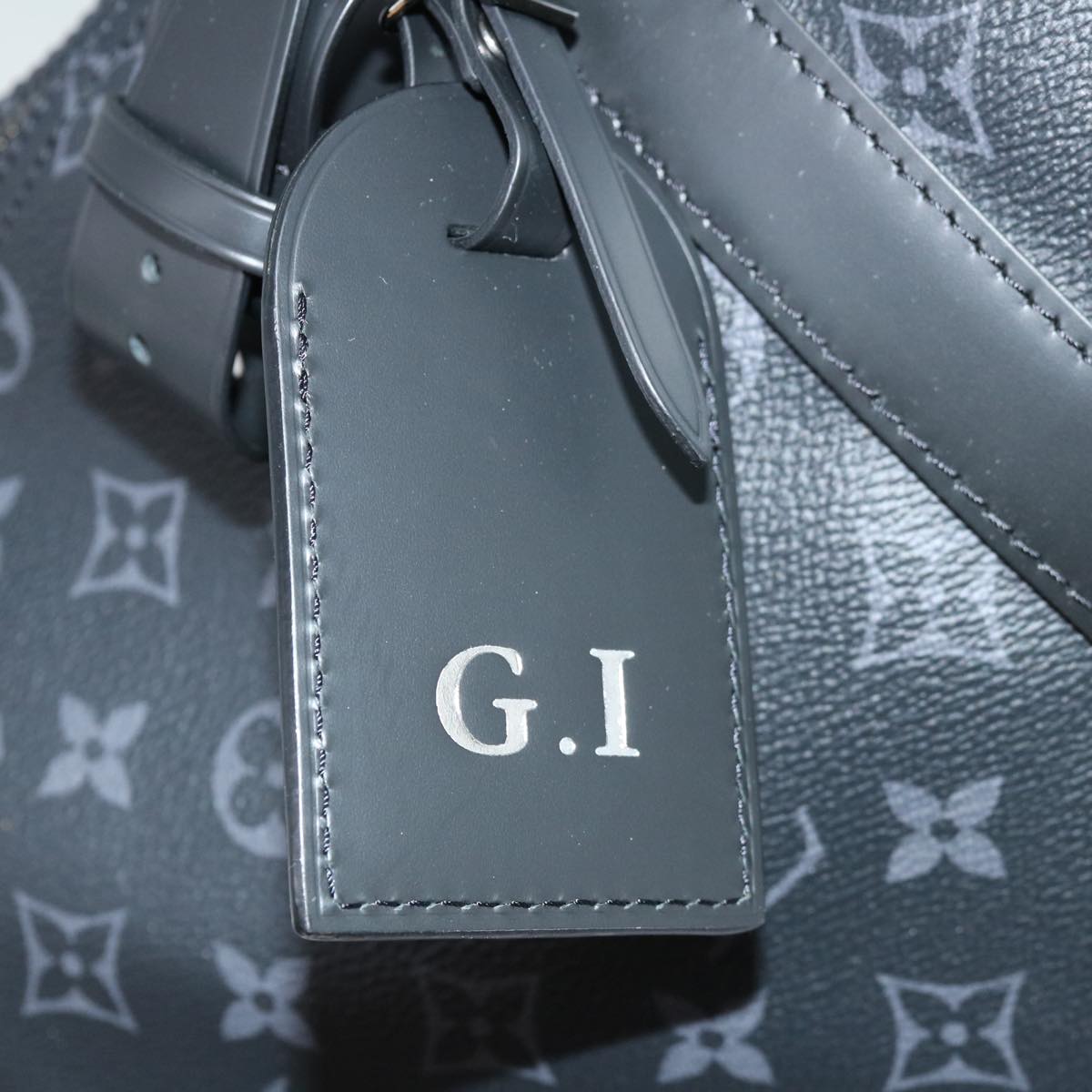 LOUIS VUITTON Monogram Eclipse Keepall Bandouliere 45 Bag M40569 LV 66711A