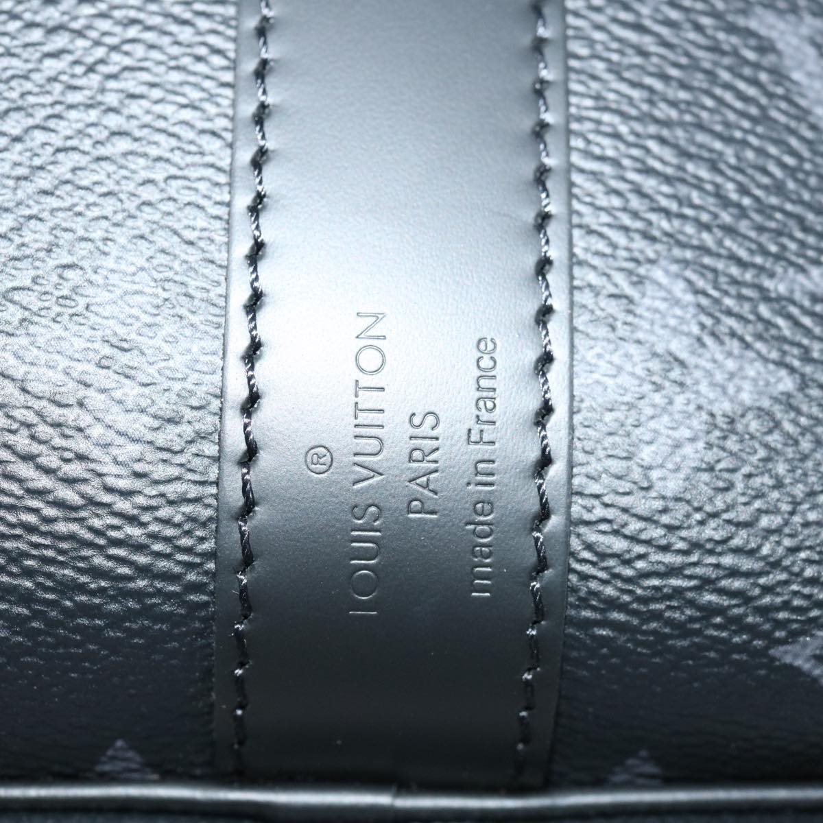 LOUIS VUITTON Monogram Eclipse Keepall Bandouliere 45 Bag M40569 LV 66711A