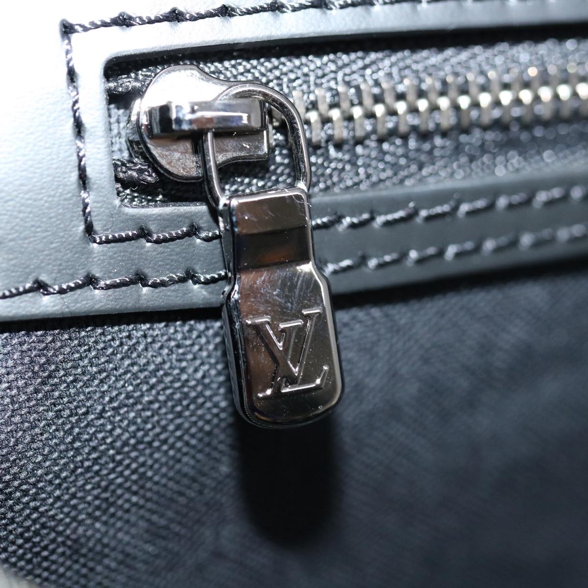 LOUIS VUITTON Monogram Eclipse Keepall Bandouliere 45 Bag M40569 LV 66711A