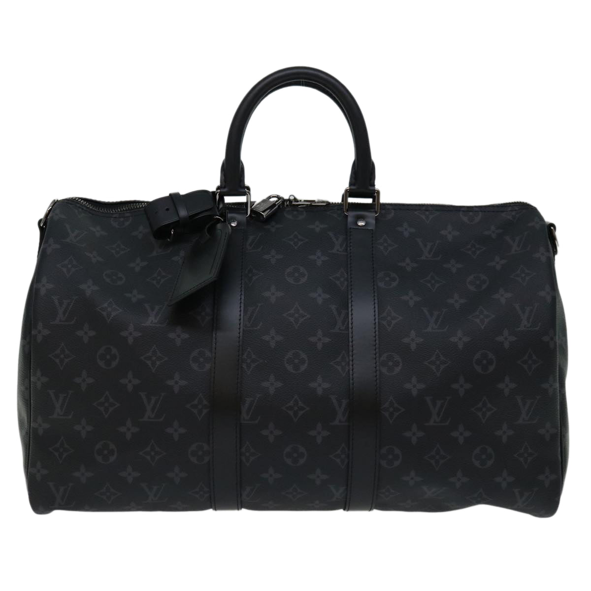 LOUIS VUITTON Monogram Eclipse Keepall Bandouliere 45 Bag M40569 LV 66711A