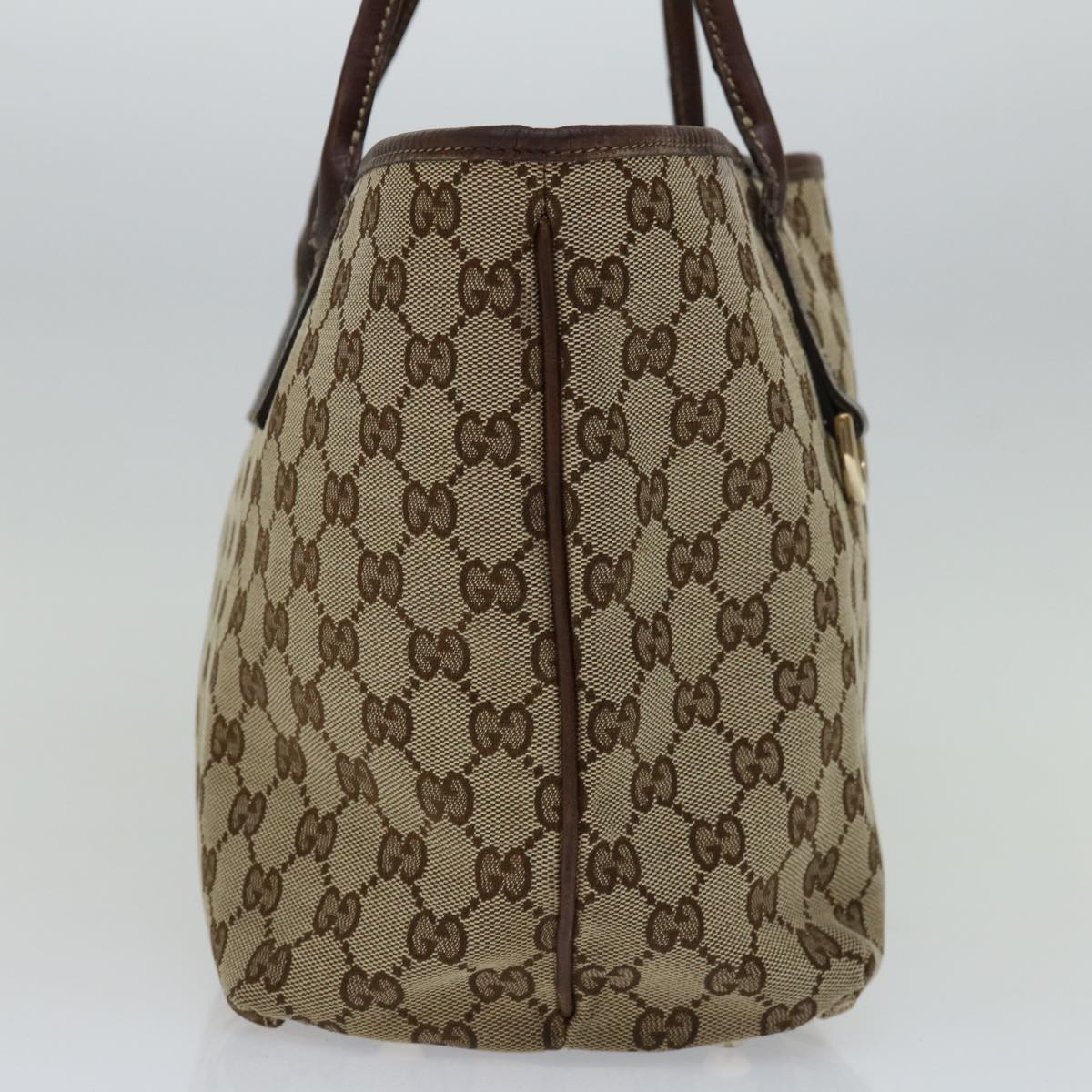 GUCCI GG Canvas Tote Bag Beige Brown 169946  66729