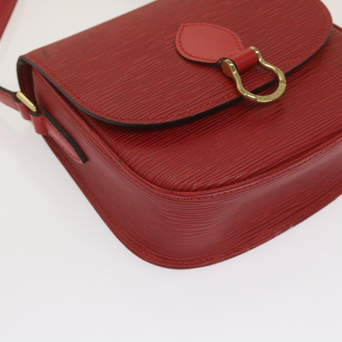 LOUIS VUITTON Epi Saint Cloud PM Shoulder Bag Red M52217 LV 66747