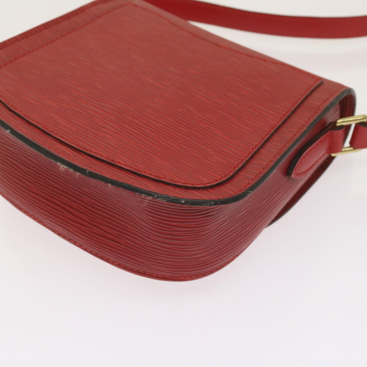 LOUIS VUITTON Epi Saint Cloud PM Shoulder Bag Red M52217 LV 66747