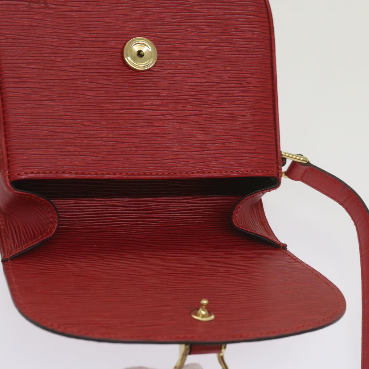 LOUIS VUITTON Epi Saint Cloud PM Shoulder Bag Red M52217 LV 66747