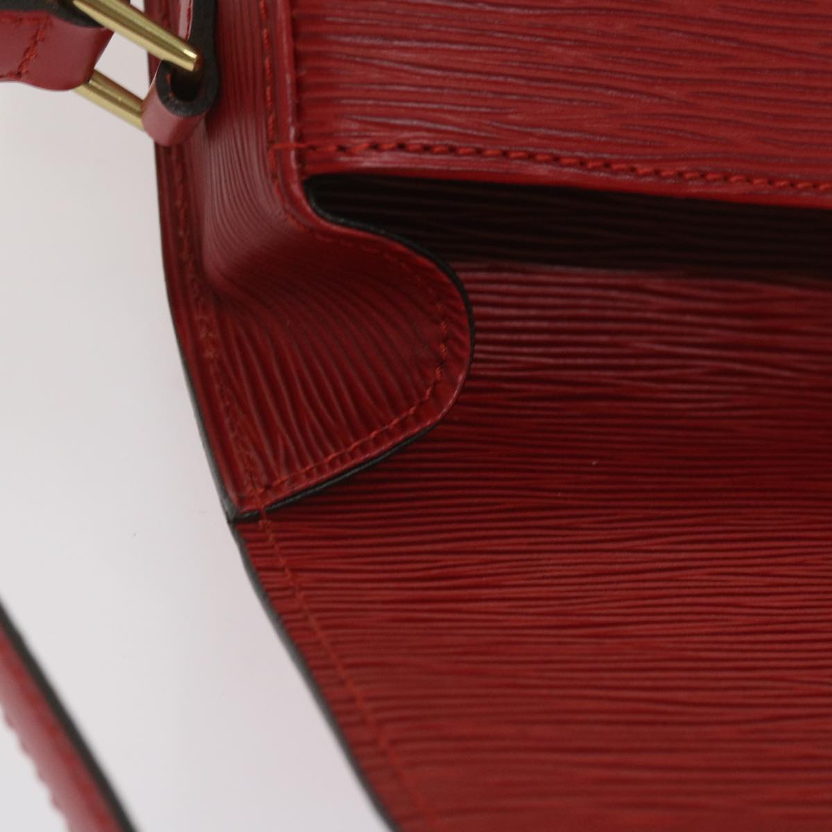 LOUIS VUITTON Epi Saint Cloud PM Shoulder Bag Red M52217 LV 66747