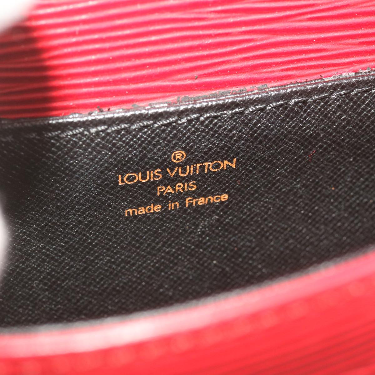 LOUIS VUITTON Epi Saint Cloud PM Shoulder Bag Red M52217 LV 66747