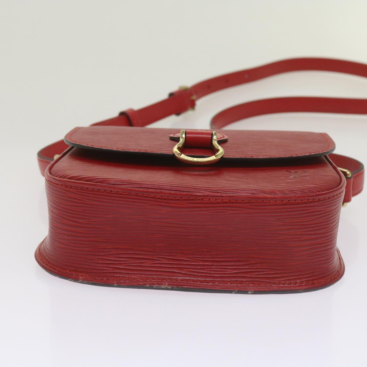 LOUIS VUITTON Epi Saint Cloud PM Shoulder Bag Red M52217 LV 66747