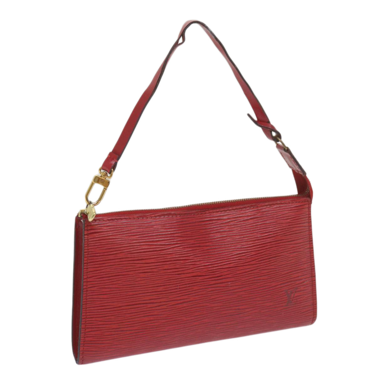 LOUIS VUITTON Epi Pochette Accessoires Accessory Pouch Red M52987 66760