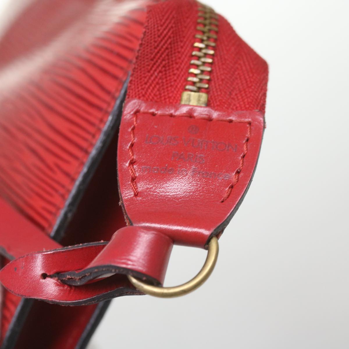 LOUIS VUITTON Epi Pochette Accessoires Accessory Pouch Red M52987 66760