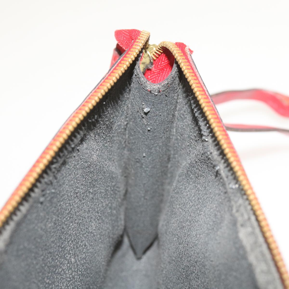 LOUIS VUITTON Epi Pochette Accessoires Accessory Pouch Red M52987 66760