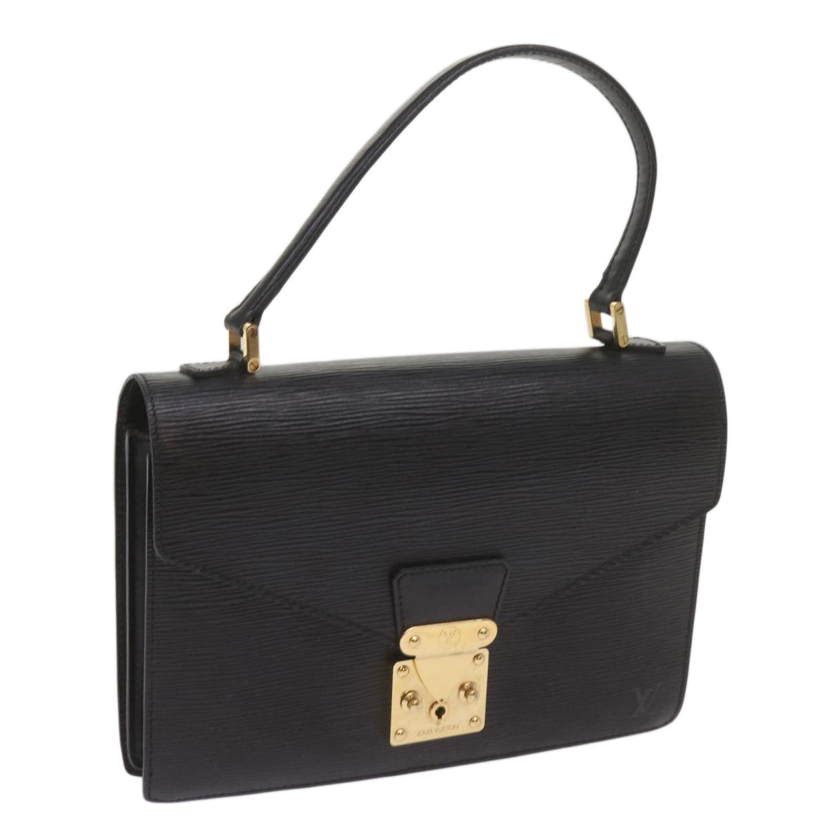 LOUIS VUITTON Epi Concorde Hand Bag Black M52132 LV 66763