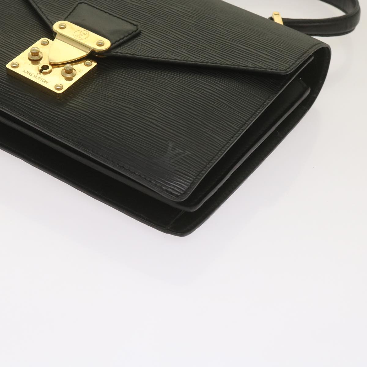 LOUIS VUITTON Epi Concorde Hand Bag Black M52132 LV 66763