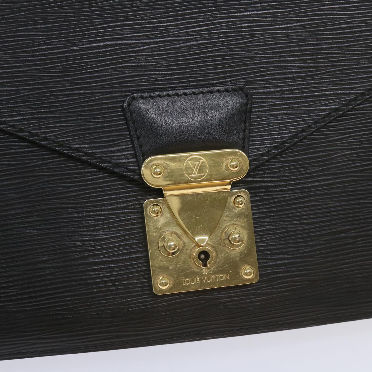 LOUIS VUITTON Epi Concorde Hand Bag Black M52132 LV 66763