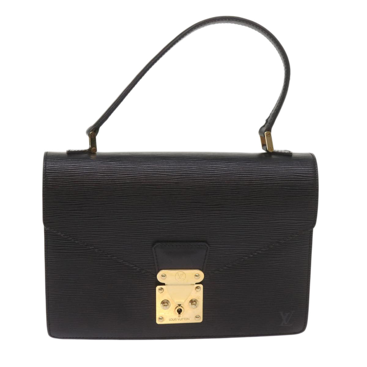 LOUIS VUITTON Epi Concorde Hand Bag Black M52132 LV 66763