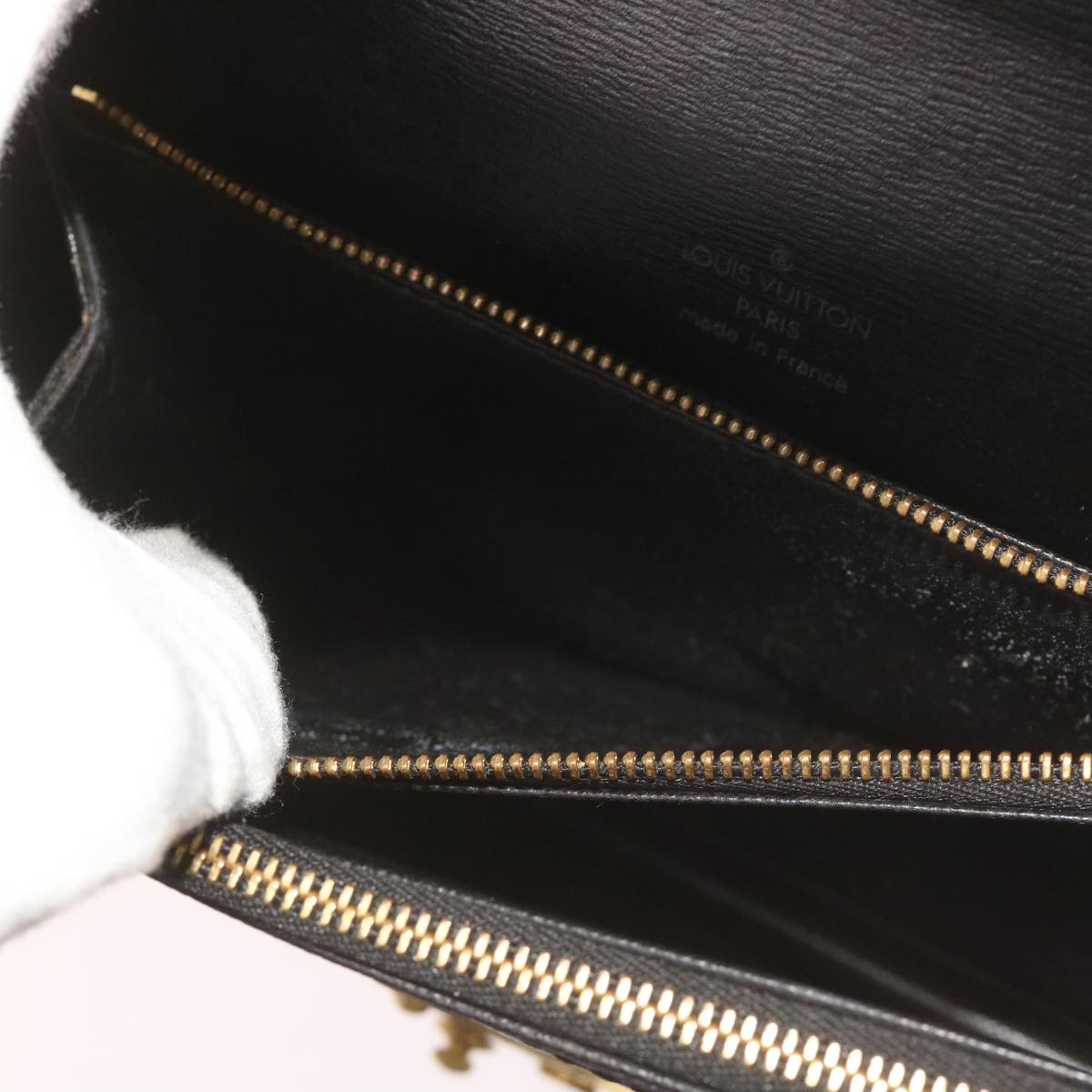 LOUIS VUITTON Epi Concorde Hand Bag Black M52132 LV 66763